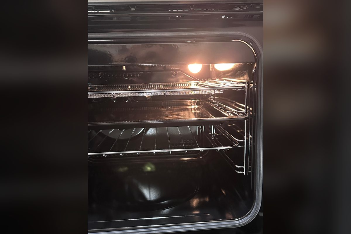 Oven heating with racks and lights working after a repair by Washer Repair Anaheim, CA